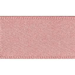 7mm x 20m Double Faced Poly Satin Ribbon Roll - Dusky Pink