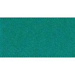 7mm x 20m Double Faced Poly Satin Ribbon Roll - Jade