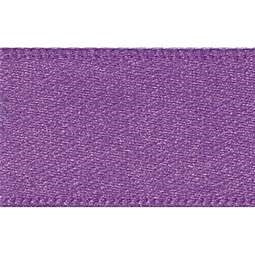 25mm x 20m Double Faced Poly Satin Ribbon Roll - Purple