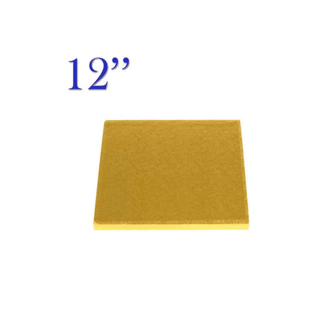 12" Square Gold Drum, 13mm Thick