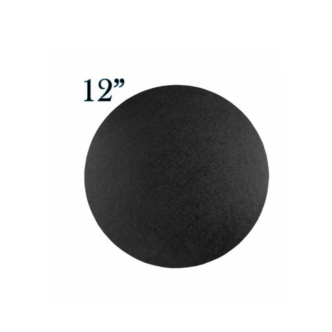 12" Round Black Drum, 13mm Thick