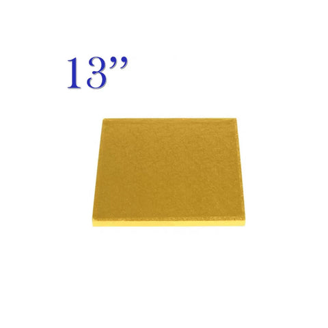 13" Square Gold Drum, 13mm Thick
