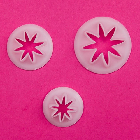 Daisy 8 Pointed - Set Of 3 - Discontinued