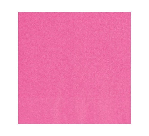 Hot Pink Lunch Napkins (Pack of 50)