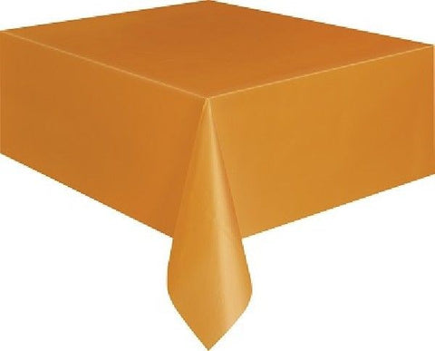 Tablecover - Pumpkin Orange 54"/1.37m x 2.74m Rectangle x1