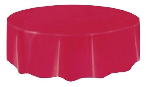 Tablecover - Ruby Red 84"/2.13m Round x1