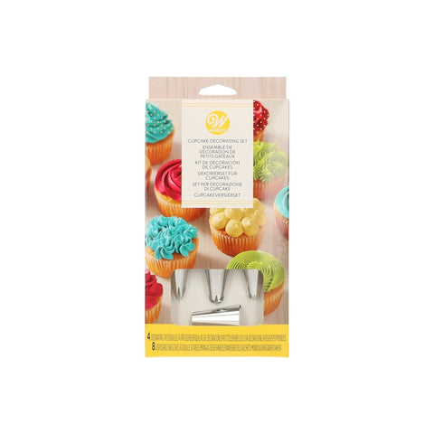 Wilton 12 Piece Cupcake Piping Tip/Nozzle and Bag Set