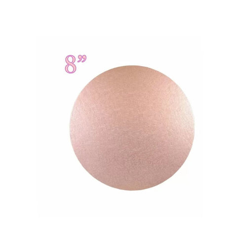 8" Round Pale Pink Drum, 13mm Thick
