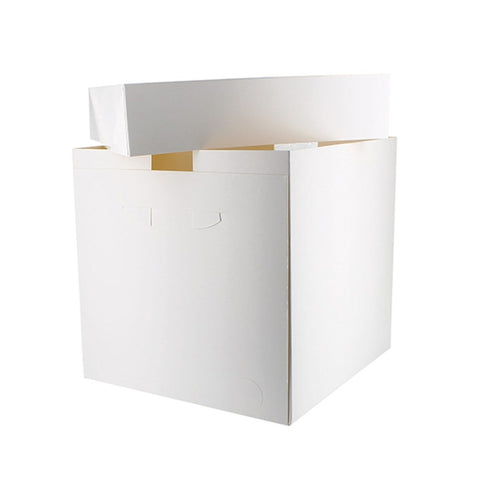 12" x 12" x 12" Tall Paper Cake Box and Lid