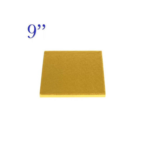 9" Square Gold Drum, 13mm Thick