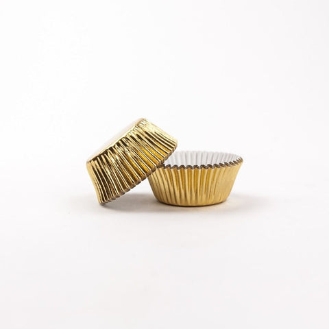Gold Mini Baking Cups 45pk