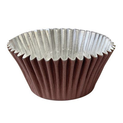 Deep Fill Foil Lined Baking Cases - Brown Chocolate (Pack of 30)
