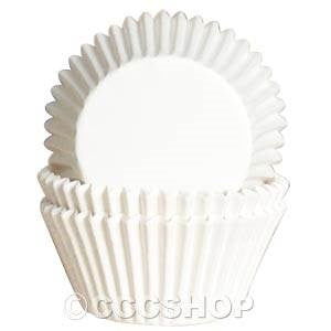 White Deep Cupcake Cases - Pack of 250