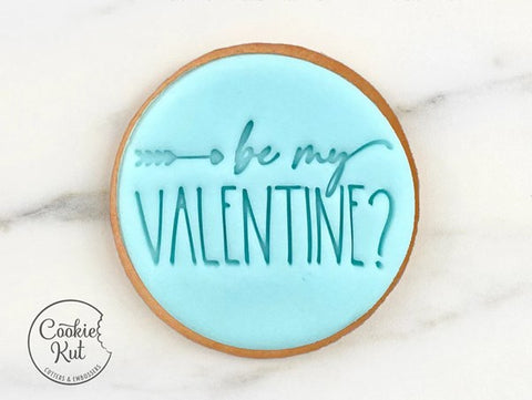 Be My Valentine Style 2 - Valentine's Day Embosser Stamp