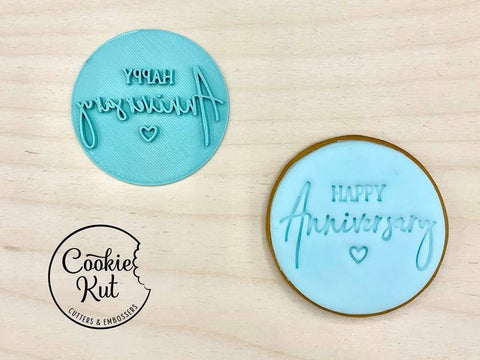 Cookie Embosser - Happy Anniversary