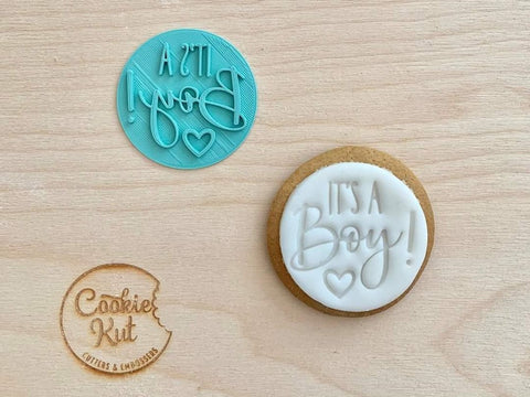 Cookie Embosser - It's a Boy