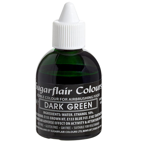 Sugarflair Airbrush Colour -  Dark Green 60ml