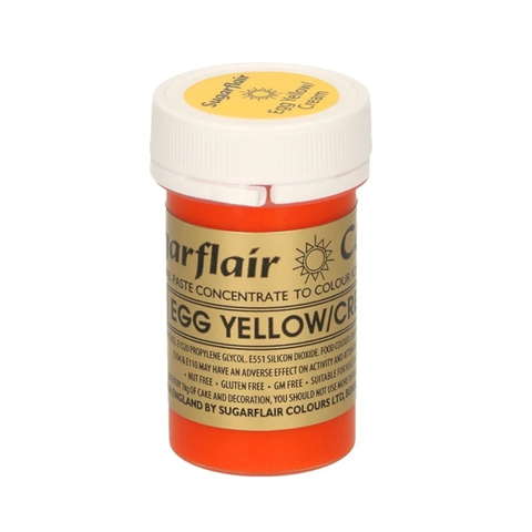 Sugarflair Spectral Paste Colour - Egg Yellow/Cream 25g - SUGARSHACK