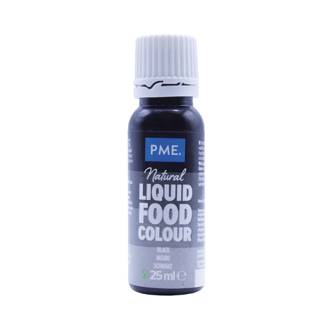 PME 100% Natural Food Colour Liquid (25ml) Black