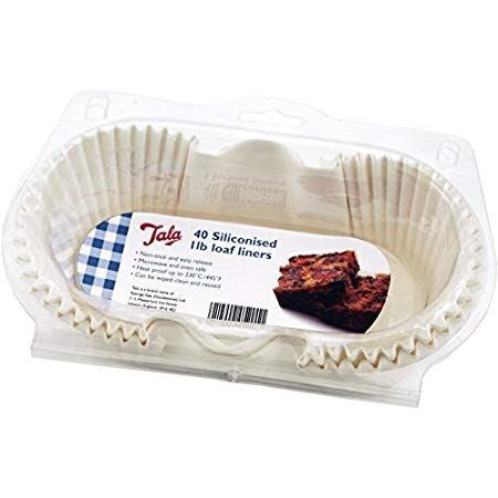 Tala 1lb Siliconised Loaf Liners - Pack 40