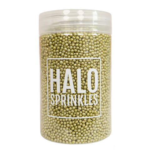 HALO SPRINKLES - 2mm Gold Balls (125g)