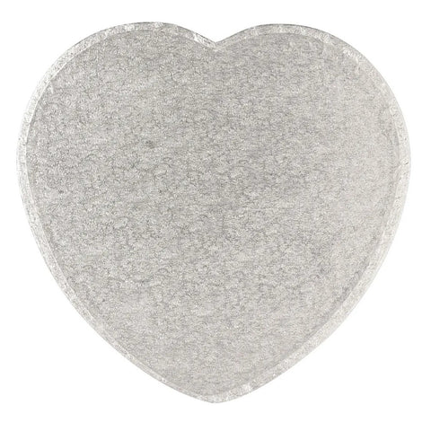6" Heart Silver Drum, 13mm Thick