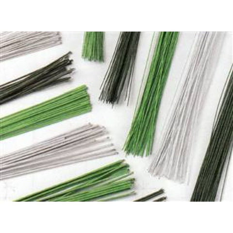 Flower Wire 24 Gauge - Metallic Nile Green - Pack of 50