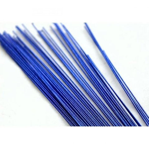 Flower Wire 24 Gauge - Metallic Navy Blue - Pack of 50 - Discontinued
