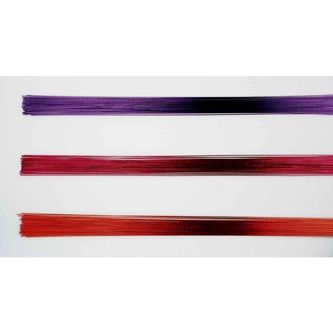 Flower Wire 24 Gauge - Metallic Red - Pack of 50 - Discontinued