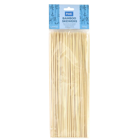 Bamboo Skewers (Pack of 100) - 10Inch
