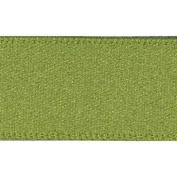 15mm Double Faced Poly Satin Ribbon per Metre - Moss