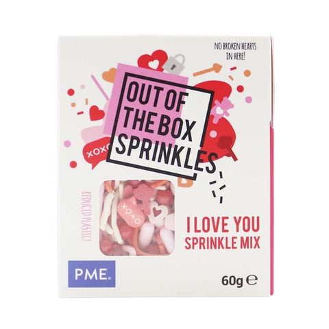 Out the Box Sprinkle Mix - I Love You (60g)