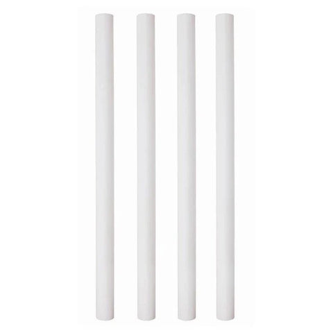 PME 12.5" Plastic Dowel Rods Pk/4 (White)