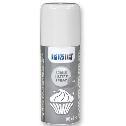 PME Silver Edible Lustre Spray 100ml
