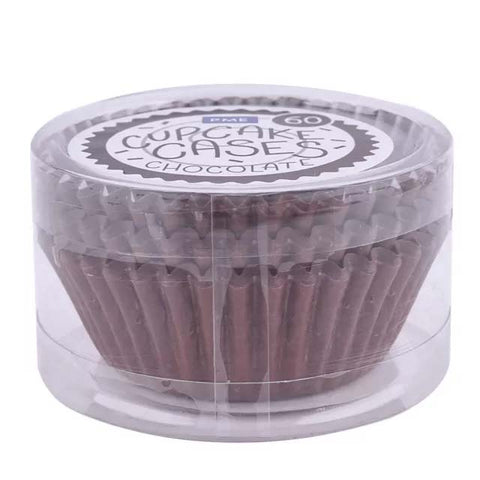 Paper Cupcake Cases - Pack of 60: Chocolate