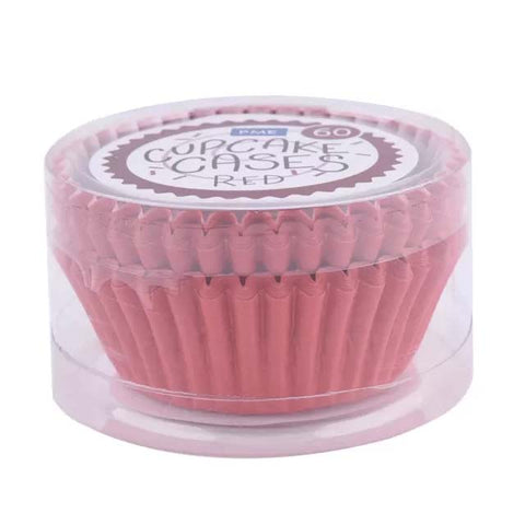 Paper Cupcake Cases - Pack of 60: Red