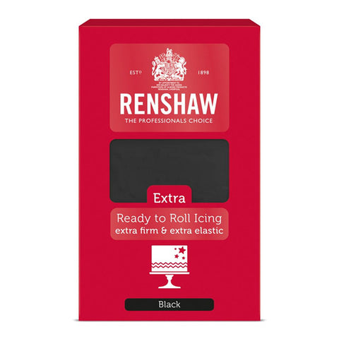 RTR Renshaw EXTRA Ready to Roll 1kg - Black