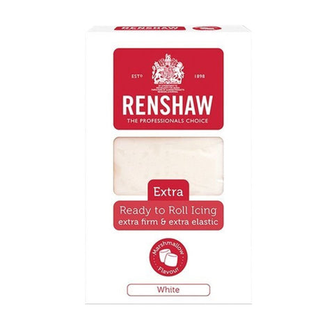 RTR Renshaw EXTRA Ready to Roll 1kg - White MARSHMALLOW FLAVOUR