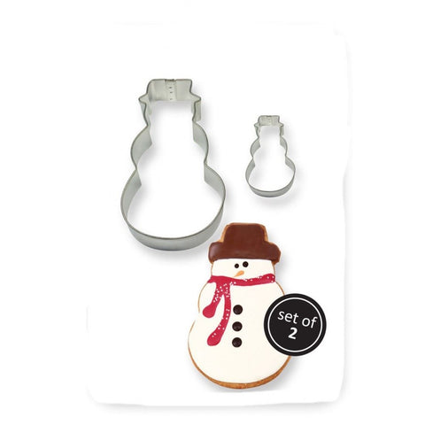 Cookie & Cake Snowman Cutter (Set/2) []