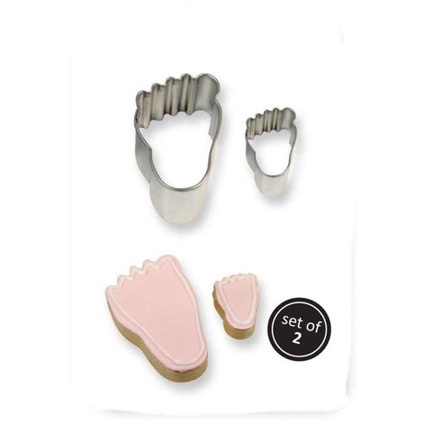 Cookie & Cake Foot Cutter (Set/2) []