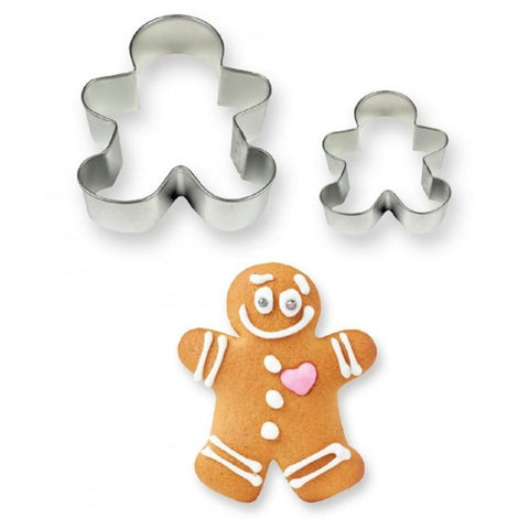 Cookies & Cake Gingerbread Man Cutters (Set/2) []