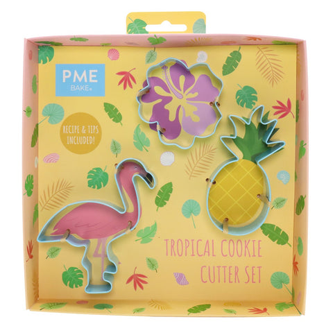 TROPICAL COOKIE CUTTER SET OF 3