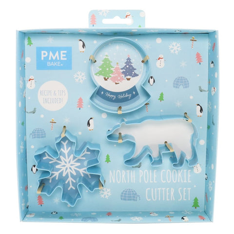 North Pole Cookie Cutter Set of 3