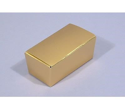 Matt Gold Ballotin Box holds 2 pieces (Pack of 10)
