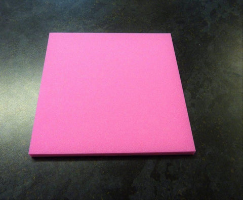 Pink Foam Pad - Plain 20x20cm