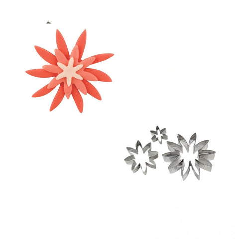 Stainless Steel Cutters - Daisy Set of 3