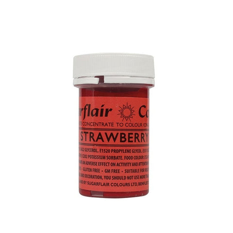 Sugarflair Spectral Paste Colour - Strawberry 25g - SUGARSHACK