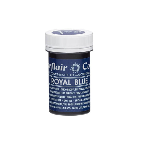 Sugarflair Spectral Paste Colour - Royal Blue 25g - SUGARSHACK