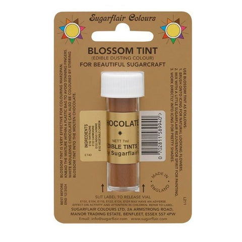 Sugarflair Blossom Tint Dusting Colour - Brown 7ml