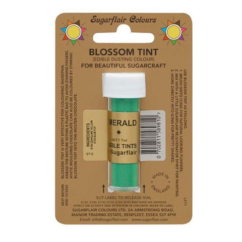 Sugarflair Blossom Tint Dusting Colour - Emerald 7ml  ***